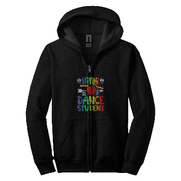 Discover Virtual Dance Student Back To School Zip Hoodies