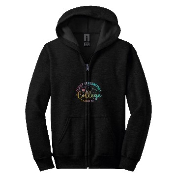 Discover First Generation College Student FirstGen College Graduate 1 Zip Hoodies