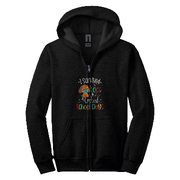 Discover I Survived 100 Masked School Days Teacher Student Gift 2 Zip Hoodies