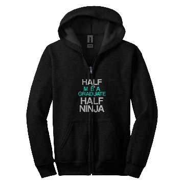 Discover MBA Student Business Degree Graduation 109 Zip Hoodies