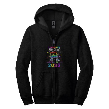 Discover I Survived 2nd Grade Class Of Student Graduation Zip Hoodies