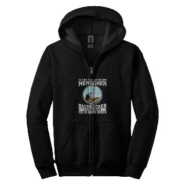 Discover Roofer handyman carpenter construction worker building 14 Zip Hoodies