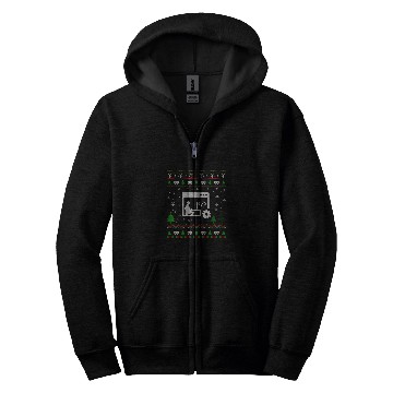 Discover Ugly Christmas Sweater for Programmer Funny Ugly Zip Hoodies