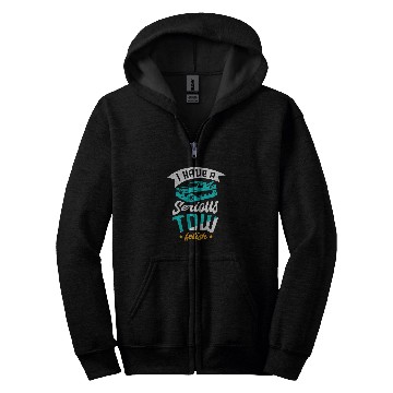 Discover I have a serious tow fetish for a Tow Trucker Camel Towing Zip Hoodies