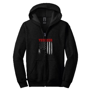 Discover Trucker Funny Truck Driver 30 Zip Hoodies