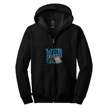 Discover Web Developer Life Web Developer Programmer Zip Hoodies