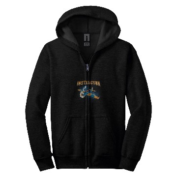 Discover Flight Instructor Pilot School Airplane Teacher Zip Hoodies
