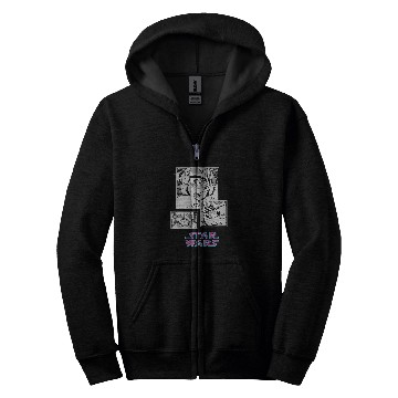 Discover Star Wars Manga Luke Skywalker Xwing Pilot Comic Panels Zip Hoodies
