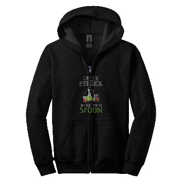 Discover Funny Chemistry Scientist Laboratory Joke Zip Hoodies