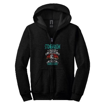 Discover Stonemason Saurus Like Normal T Rexs Dinosaur Zip Hoodies