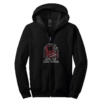 Discover Until The Code Works software engineer Coder programmer Zip Hoodies