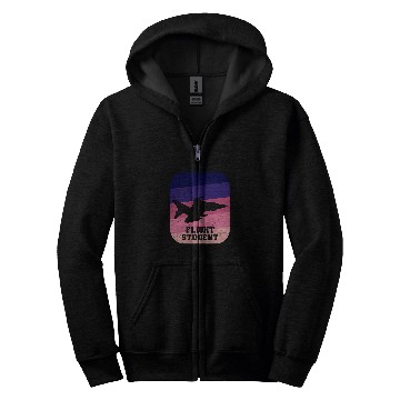 Discover Flight Student vintages Student Pilot Aviation Training Zip Hoodies