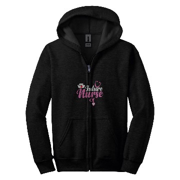 Discover nurses Life I Funny Nursing Student I Future nurses Zip Hoodies