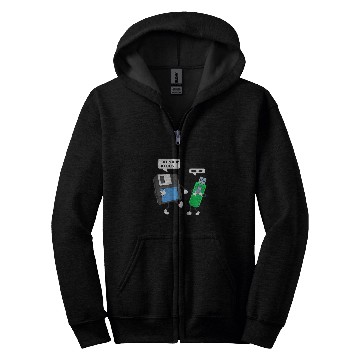 Discover USB Floppy Disk Im Your Father Funny Programmer Engineer Zip Hoodies