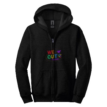 Discover We Out Teacher End of Year Teacher Zip Hoodies