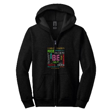 Discover Growth Mindset Positive Thinking Teacher Student Zip Hoodies