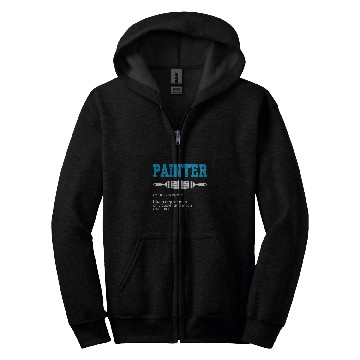 Discover Painting Noun Painter Zip Hoodies