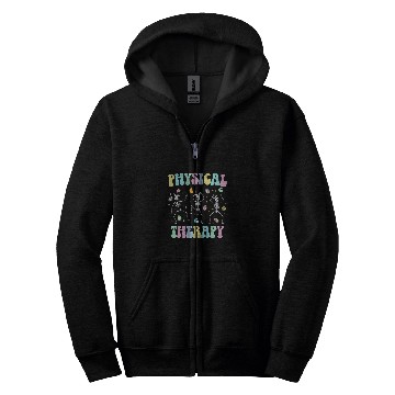 Discover Physical Therapy Easter Physical Therapist Easter Day 2024 Zip Hoodies
