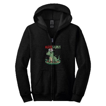 Discover nursessaurus nurses TRexs Dinosaur nursess Zip Hoodies