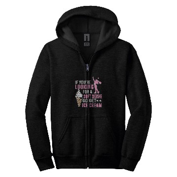 Discover Looking For A Soft Serve Go Get Ice Cream Zip Hoodies