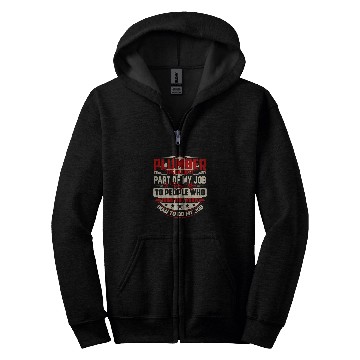 Discover Funny Gift For Plumber Because Even Electricians Need Heroes 1 Zip Hoodies