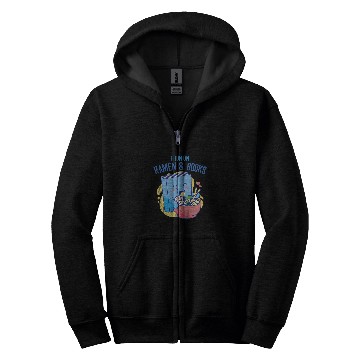Discover I Run On Ramen Books Books Zip Hoodies