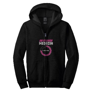 Discover Womens Future Doctor Student medicines Training Profession Care Zip Hoodies