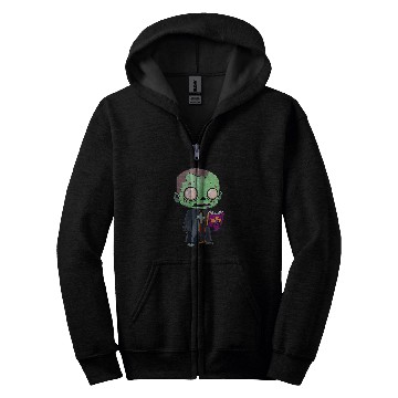 Discover Zombie Priest Costume Zip Hoodies