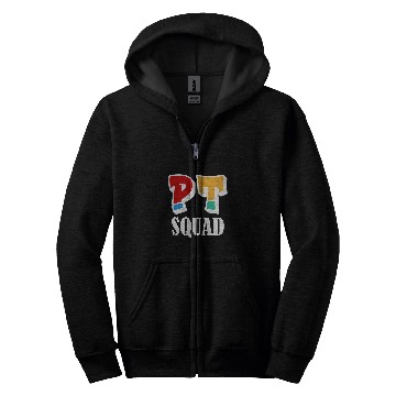Discover PT Squad Physical Therapy Physical Therapist Assistant Zip Hoodies