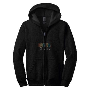 Discover Occupational Therapy Student OT Therapist OT Assistant 9 Zip Hoodies