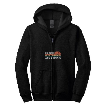 Discover Im Sexy And I Tow It Tugboat Master Zip Hoodies