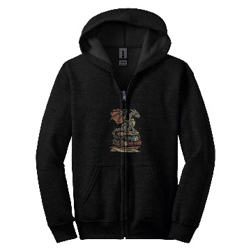 Discover Dragon Fantasy Book Lover Book Nerd Zip Hoodies