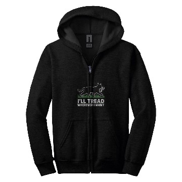 Discover Ill Thread Wherever I Want Childless Cat Lady Election 1 Zip Hoodies
