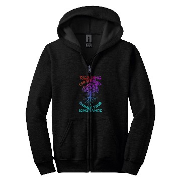 Discover Reading Book Meme Design For Book Lovers Readers Zip Hoodies