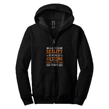 Discover Cutting into My BMX Racing Time Bicycle Motocross 2 Zip Hoodies