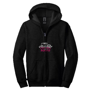 Discover Pontoon Princess Pontooning Boat Lover Funny 3 Zip Hoodies