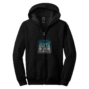 Discover Straight Outta The Post Office Postal Worker Mailman Novelty 8 Zip Hoodies