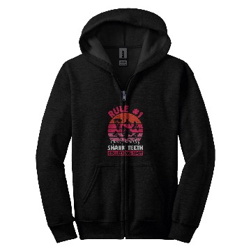Discover Teeth Identification Book Shark Teeth Collecting Jar Zip Hoodies