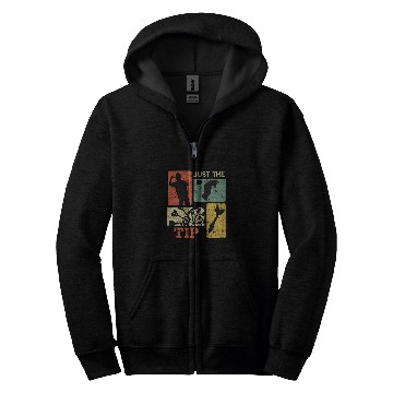 Discover Darts Tip Just the Tip Dart Flights Dart 1 Zip Hoodies