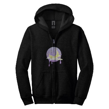 Discover Pastel Moon Kawaii Pastel Goth Zip Hoodies