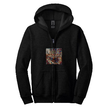 Discover Patchwork Quilting Quilt Hobby Sewing Room Zip Hoodies