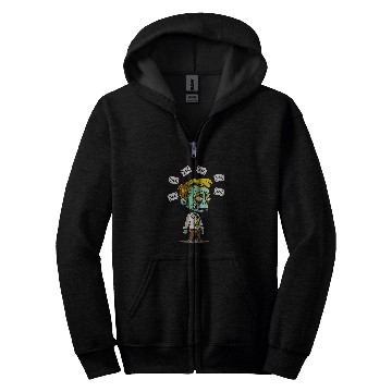 Discover Zombie With Emails Design Supervisor Zip Hoodies