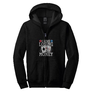 Discover I Love Losing Money 6 Zip Hoodies