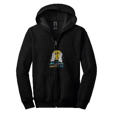 Discover Galapagos Islands Seabirds Blue Footed Booby Bird Zip Hoodies
