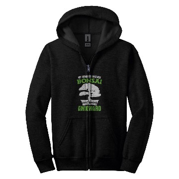 Discover My Hobbies Include Bonsai Trees Zip Hoodies