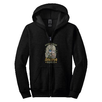 Discover Eat Sleep Anime Repeat I Chibi Kawaii Cosplay 4 Zip Hoodies