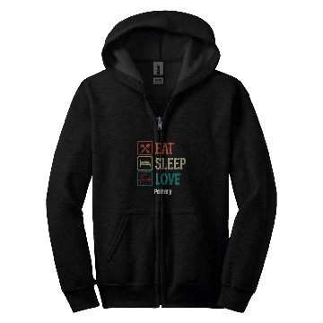 Discover Funny Pottery 2 Zip Hoodies