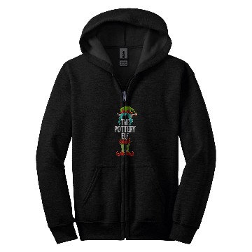 Discover Pottery Elf Zip Hoodies