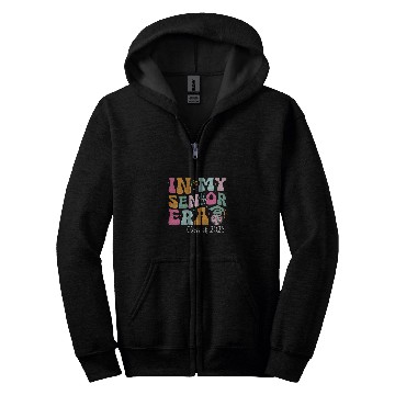 Discover In My Senior Era Class Of 2025 Graduate Senior 2025 Zip Hoodies