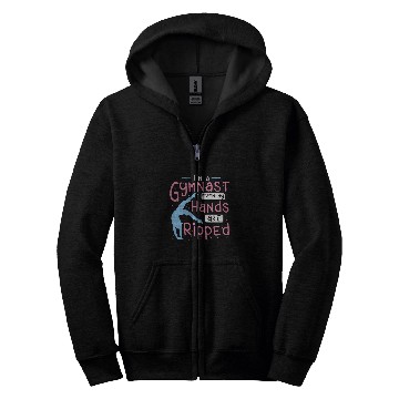 Discover Gymnastic Acrobatics Exercise Cheerleading Gymnasts 1 Zip Hoodies